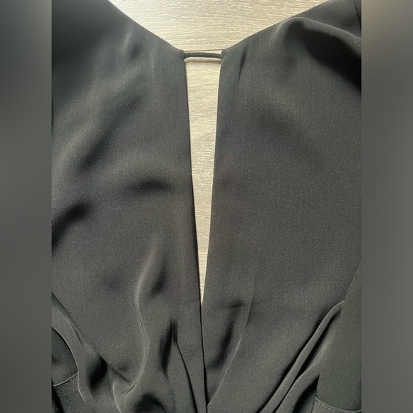 KEEPSAKE the Label No Love Black Knotted Midi Dress in Black Size M - Picture 7 of 16